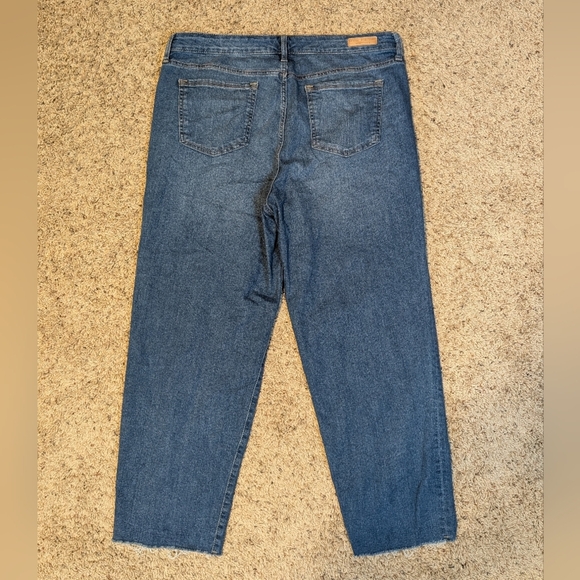 Social Standard Sanctuary High-Waisted Cropped Blue Jeans 16/33 - Picture 7 of 12